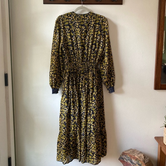 Chasing Unicorns💫 Izabella Duster Dress {Midnight Bloom} sz Small - Picture 11 of 15